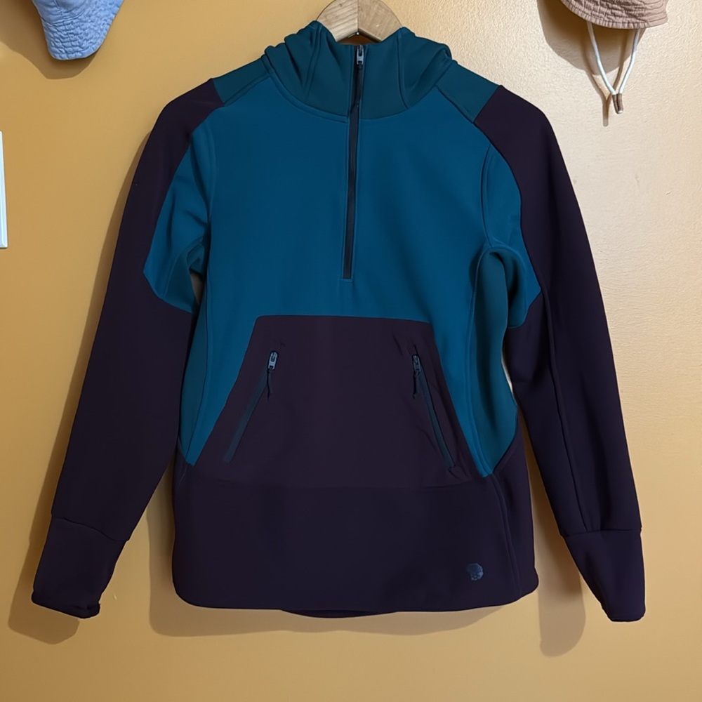 Mountain Hardware Frostzone hybrid 1/2 Zip Hoodie, Size XSmall